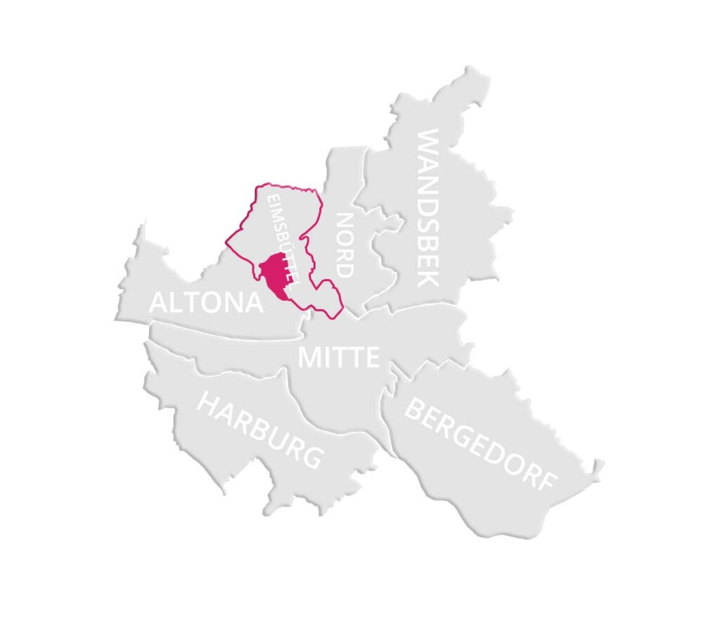 Karte von Hamburg Stellingen