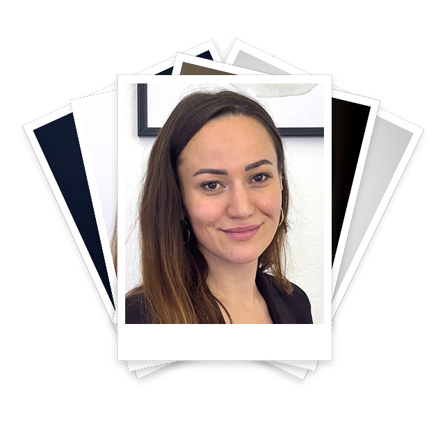 Team Mitglied Catharina Riehemann auf Polaroid Foto